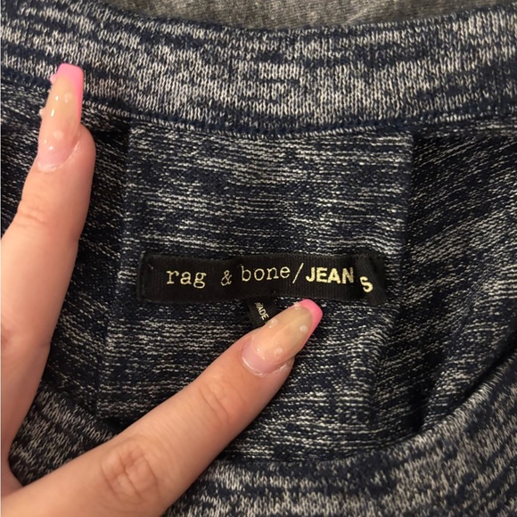 Rag & Bone grey basic pocket short sleeve oversized tee size XS - Picture 14 of 14